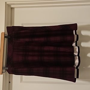 NWT Torrid Purple Plaid Aline Skirt